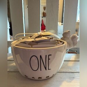 Rae Dunn Ceramic Measuring Cups with Chipmunk 🐿️ Accent